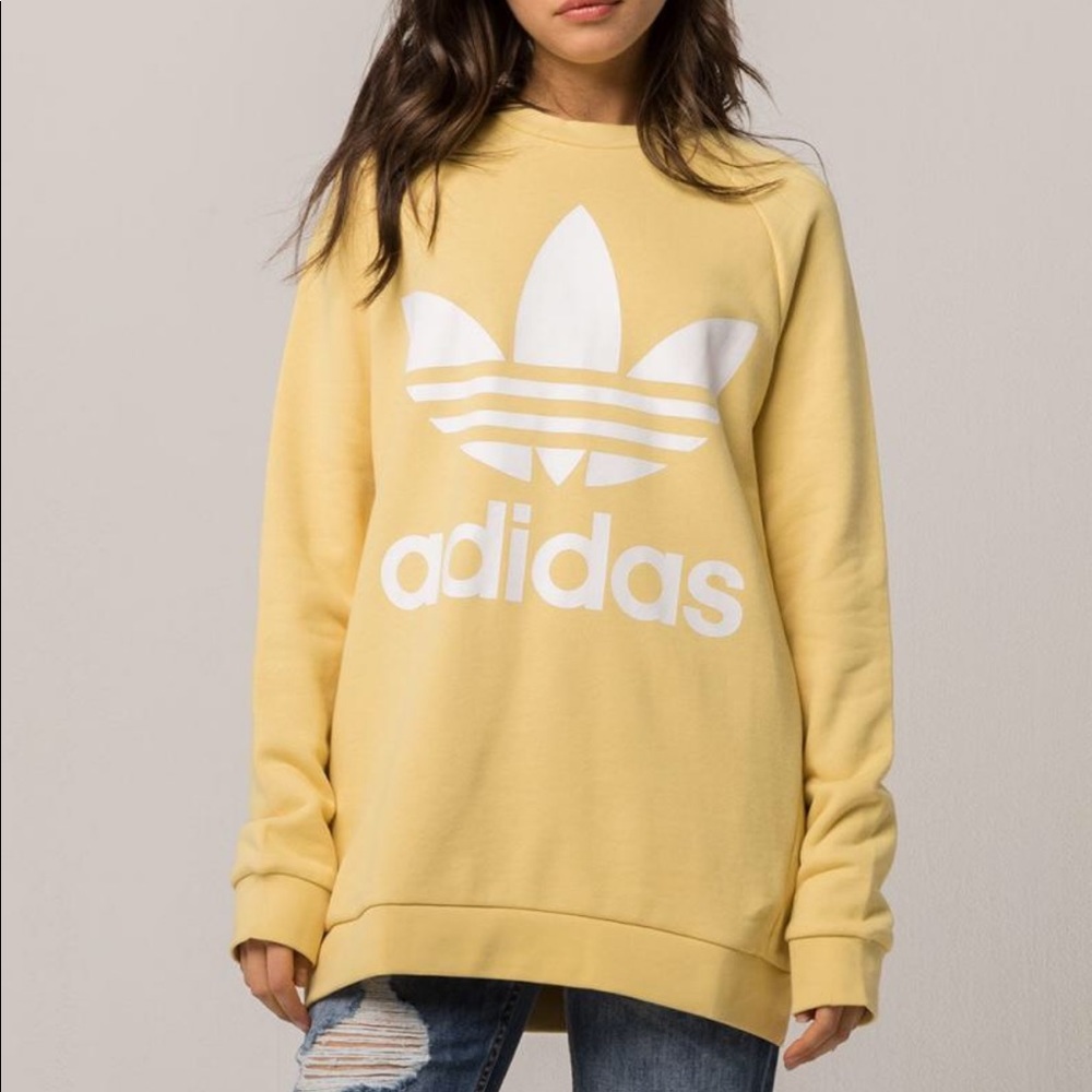 Yellow sweatshirt adidas
